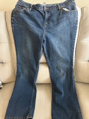 Apt. 9 Women's Dark Blue Flare Jeans